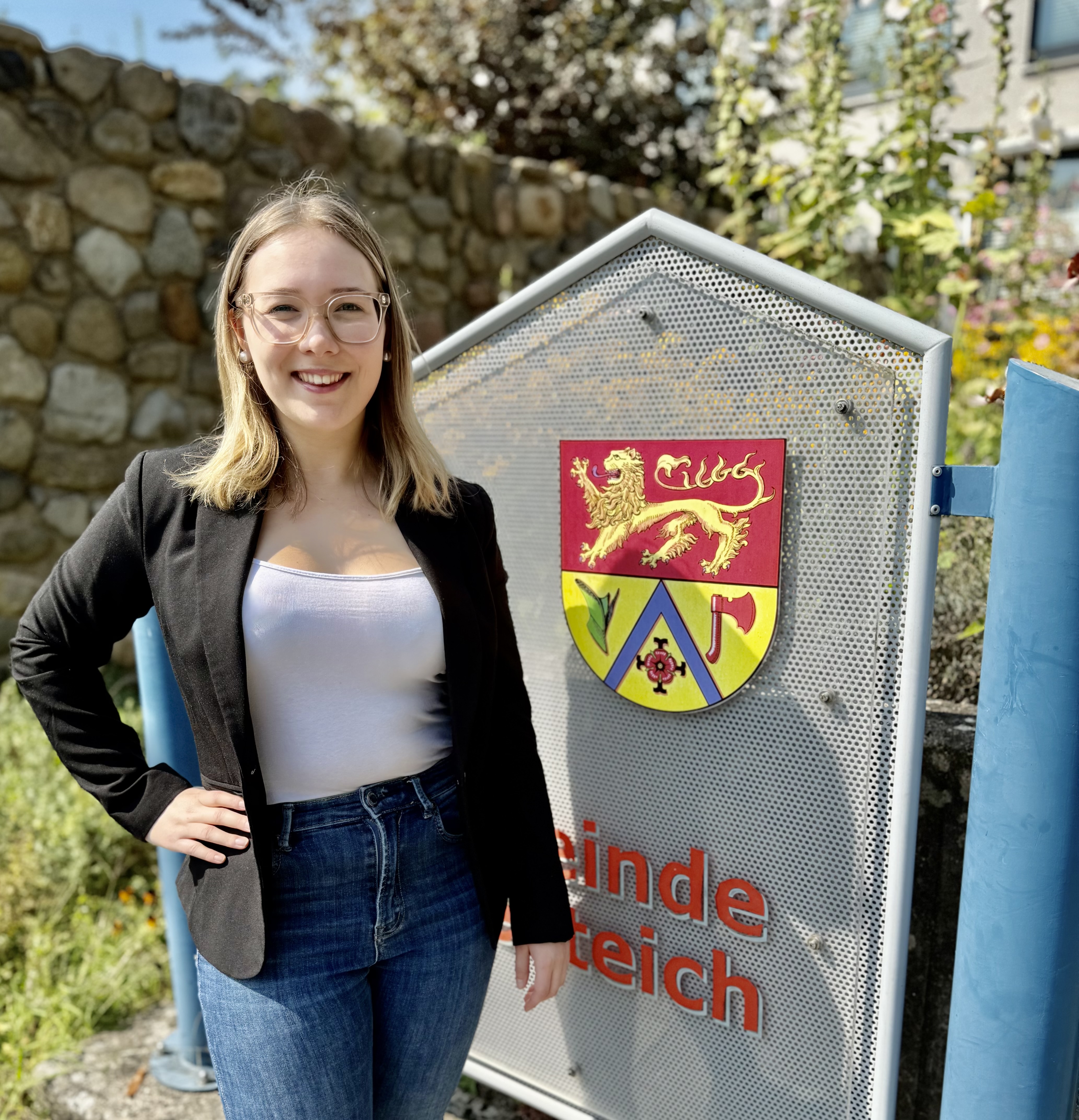 Aufnahme der neuen Vorsitzenden des Ortsverband Gifhorn-Süd - Emely Hnida
